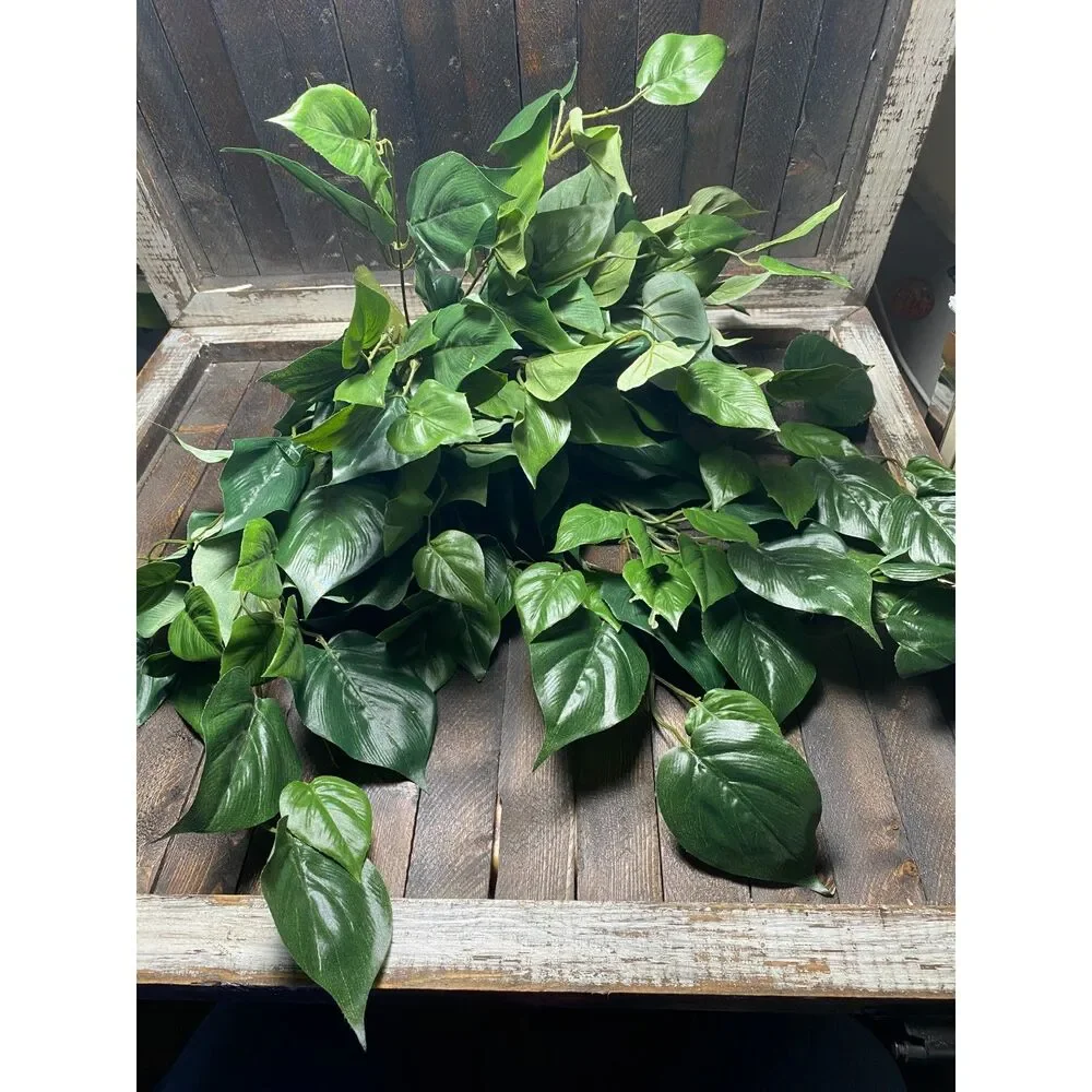 Artificial Greenery Foliage Bush Green Leaves Home Decor Plant Bouquet